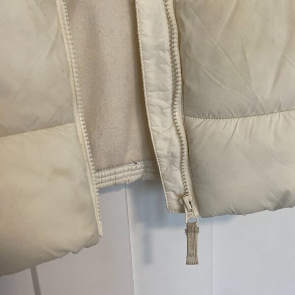 Cream Puffer Vest Lightweight Spring Fall Jacket Girl's Size XL (Girl's Size 14) - Picture 4 of 9